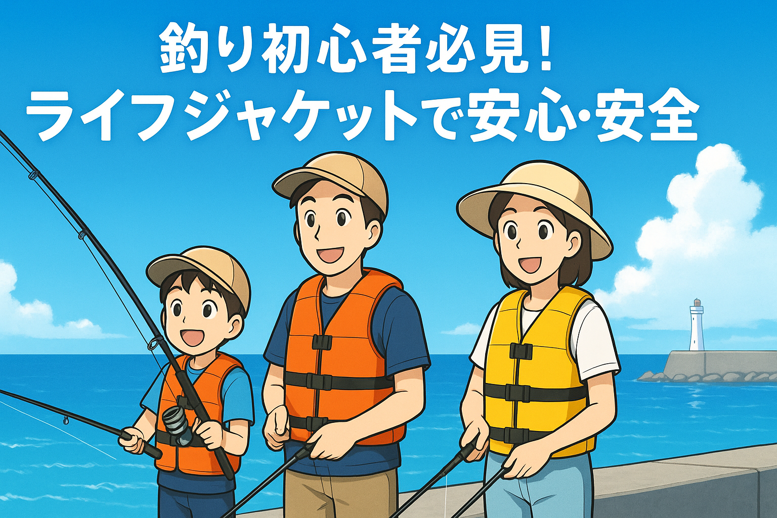 海での釣りをもっと安心に！ライフジャケットの必要性を知ろう