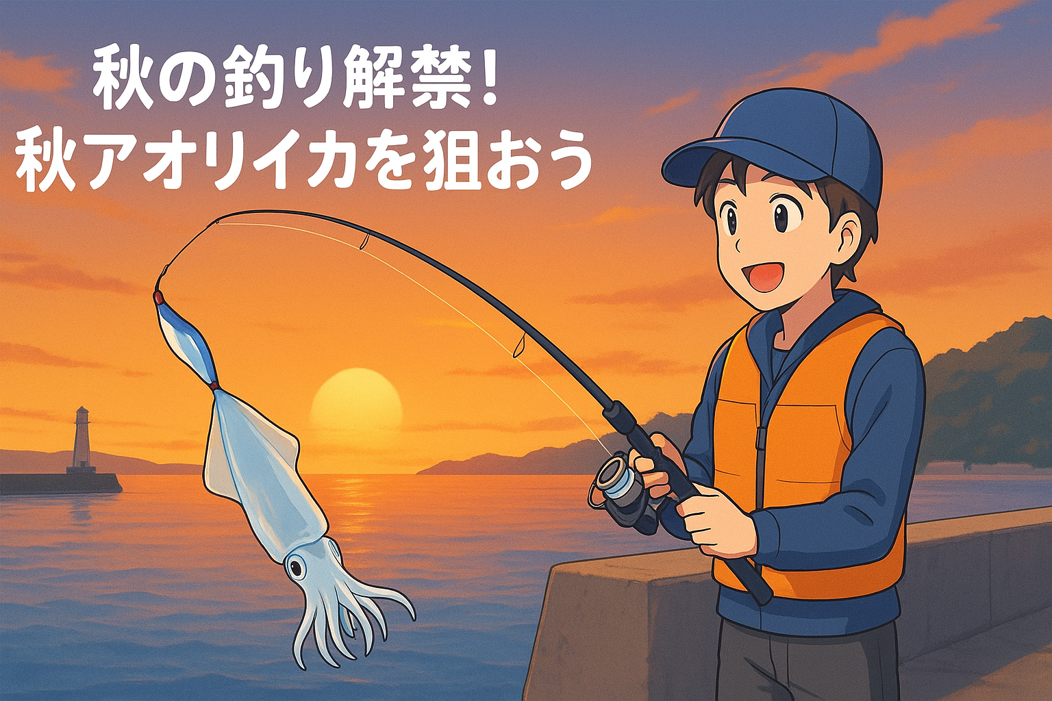 秋の釣り解禁！秋アオリイカを狙おう