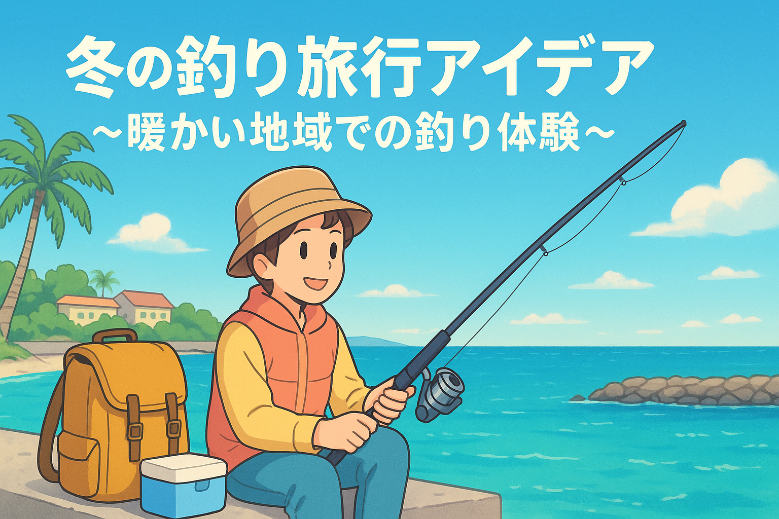 冬の釣り旅行アイデア：暖かい地域での釣り体験