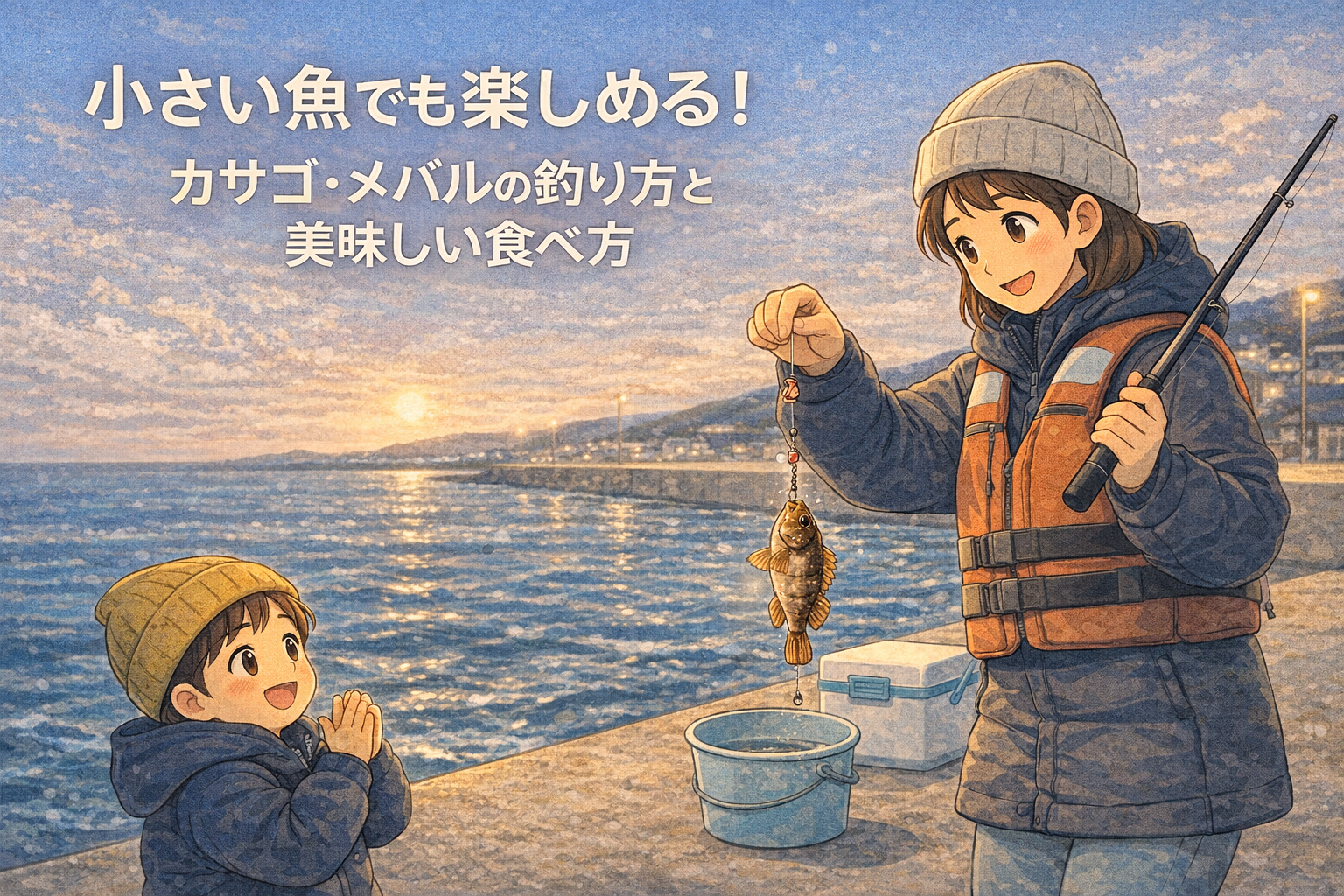 小さい魚でも楽しめる釣り方と美味しい食べ方