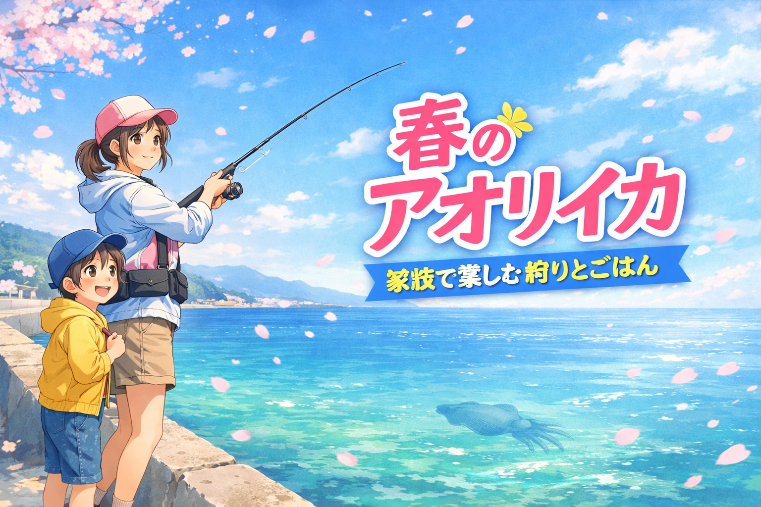 春のアオリイカ｜家族で楽しむ釣りと、とれたてごはんの魅力