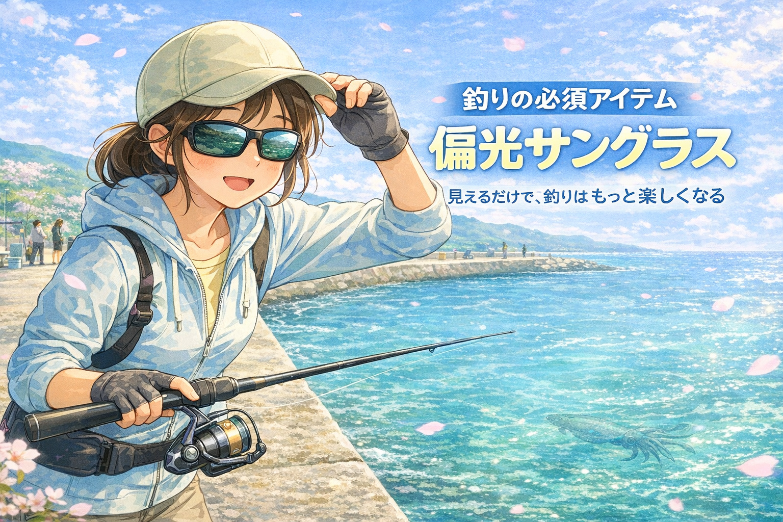釣りの必須アイテム「偏光サングラス」｜家族で安心＆快適に楽しむコツ